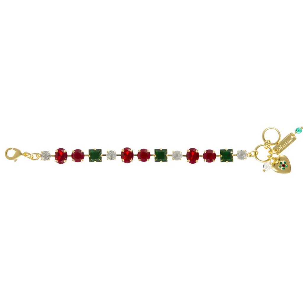 Mariana Bracelet Square, Oval, Circle Holiday on Gold