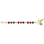 Mariana Bracelet Square, Oval, Circle Holiday on Gold