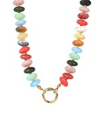 Multi Brights Acrylic Bauble Bead Statement Necklace