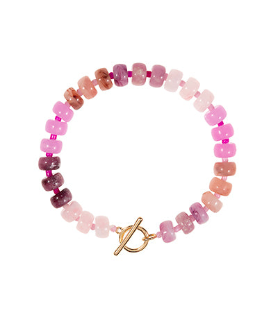 Ombre Pink Resin "Stone" Bracelet (Copy)