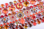 Mariana Flower Earring Pumpkin Spice on Silver