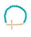 Turquoise Cross Bracelet