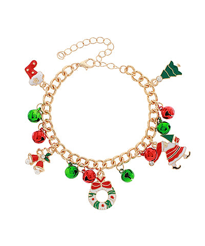 Christmas Bracelet With Wreath