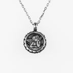 Mariana Guardian Angel Multi Blues on Rhodium- September
