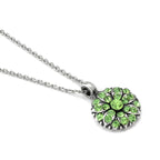 Mariana Guardian Angel Birthstone Necklace - August on Silver