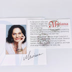 Mariana Guardian Angel Birthstone Necklace - August on Silver