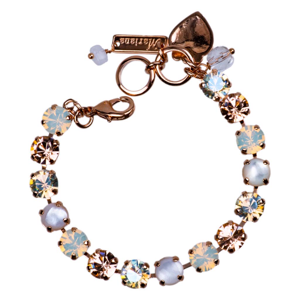 Mariana Bracelet Plain Dancing in the Moonlight on Rose Gold