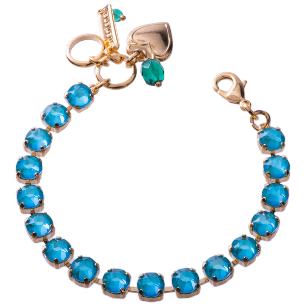 Mariana Small Bracelet in Sunkissed Blue on Gold