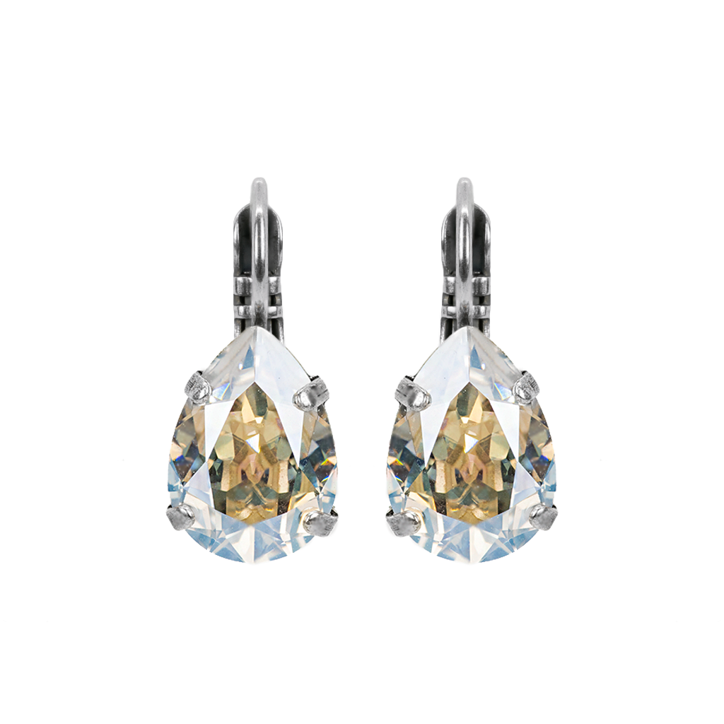 Mariana Earrings Teardrop in Moonlight on Rhodium Secondary image