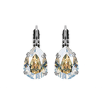Mariana Earrings Teardrop in Moonlight on Rhodium