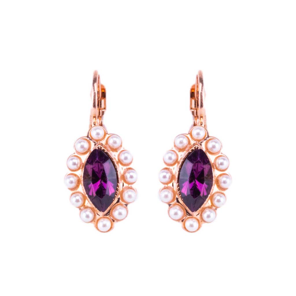 Mariana  Marquis Earrings  Enchanted on Rose Gold