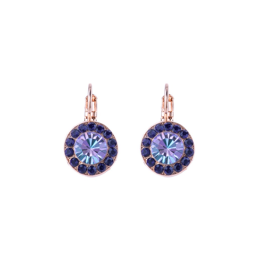 Mariana Earrings Wildberry on Rose Gold