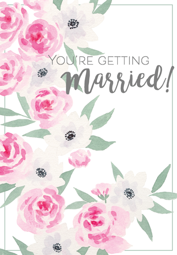 You're Getting Married Foil Card