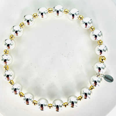 Two Toned Count Your Blessings Bracelet