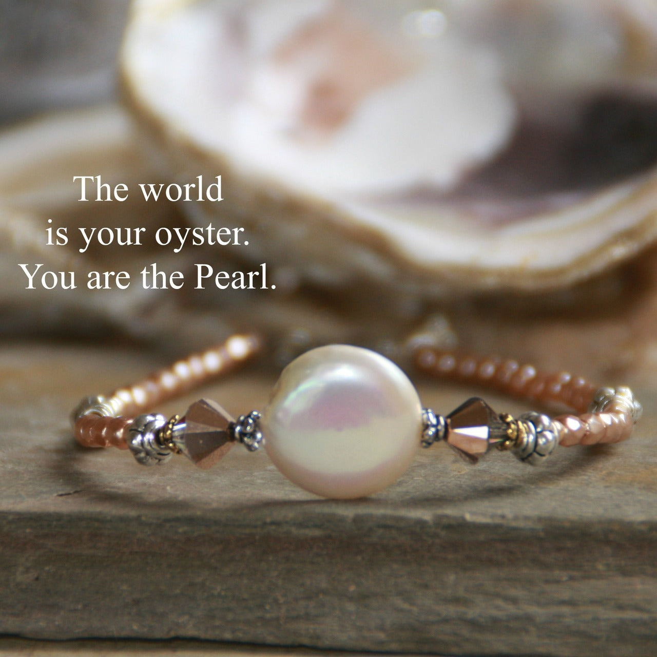 The World is Her Oyster: She is The Pearl Bracelet