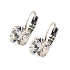 Mariana Single Dangle Icy Clear on Rhodium