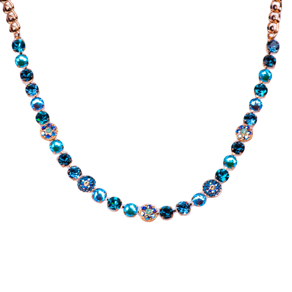 Mariana Pave Necklace Fairytale on Rose Gold