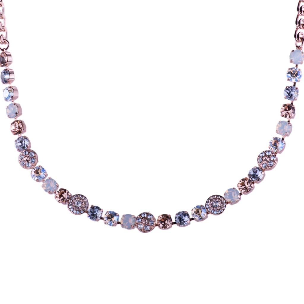 Mariana Pave Necklace Dancing in the Moonlight on Rose Gold