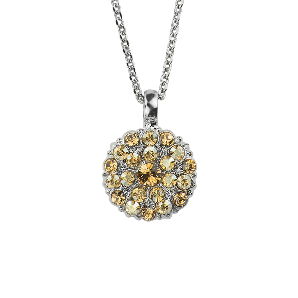 Mariana Guardian Angel Golden Shadow on Rhodium