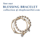 Birthstone Blessing Bracelet for May/ Christmas on Sterling Silver
