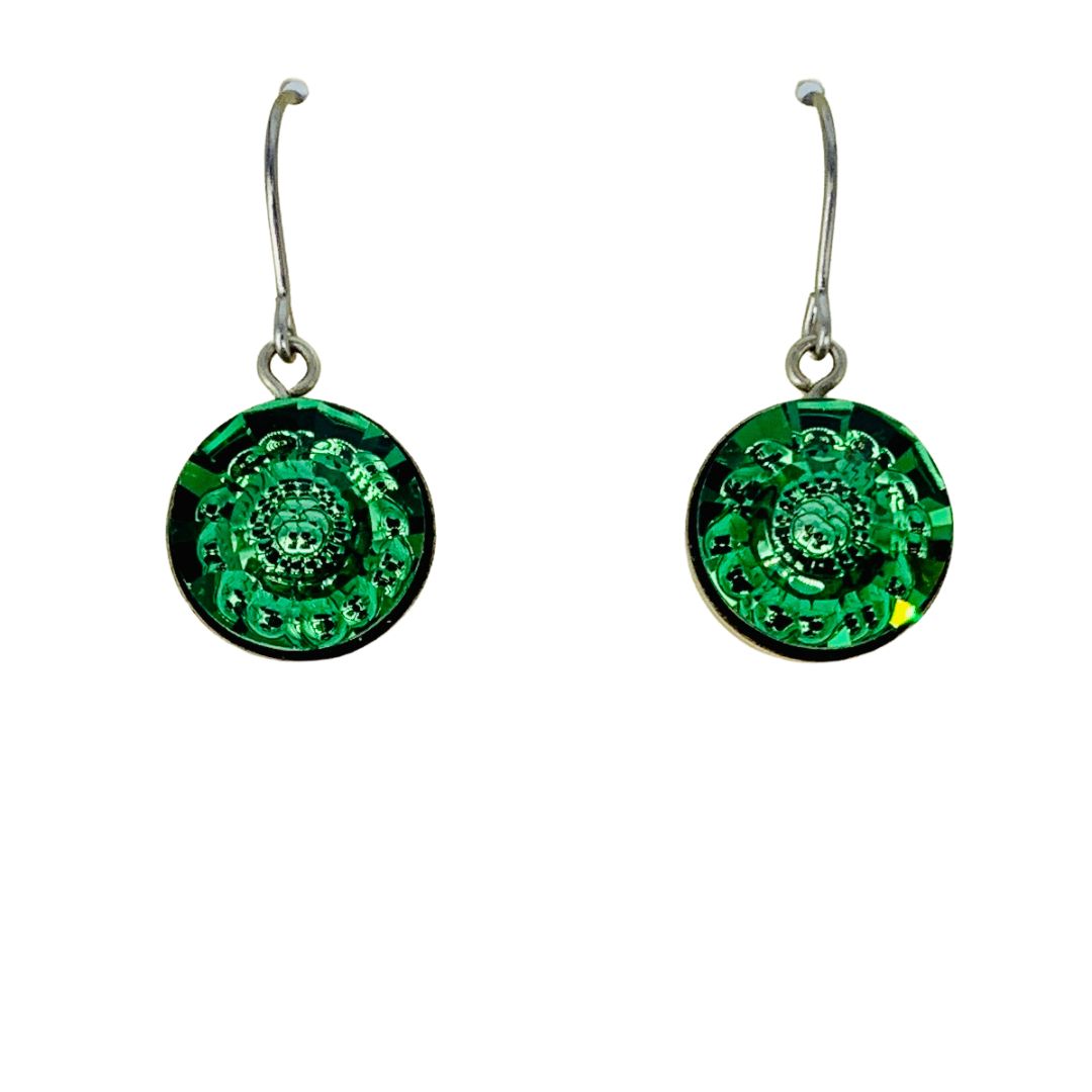 Firefly Circle Earring in  Green-Limited Edition