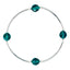 Birthstone Blessing Bracelet for May/ Christmas on Sterling Silver