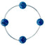 Blessing Bracelet in Denim and Sterling Silver