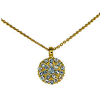 Mariana Guardian Angel Birthstone Necklace - April on Gold