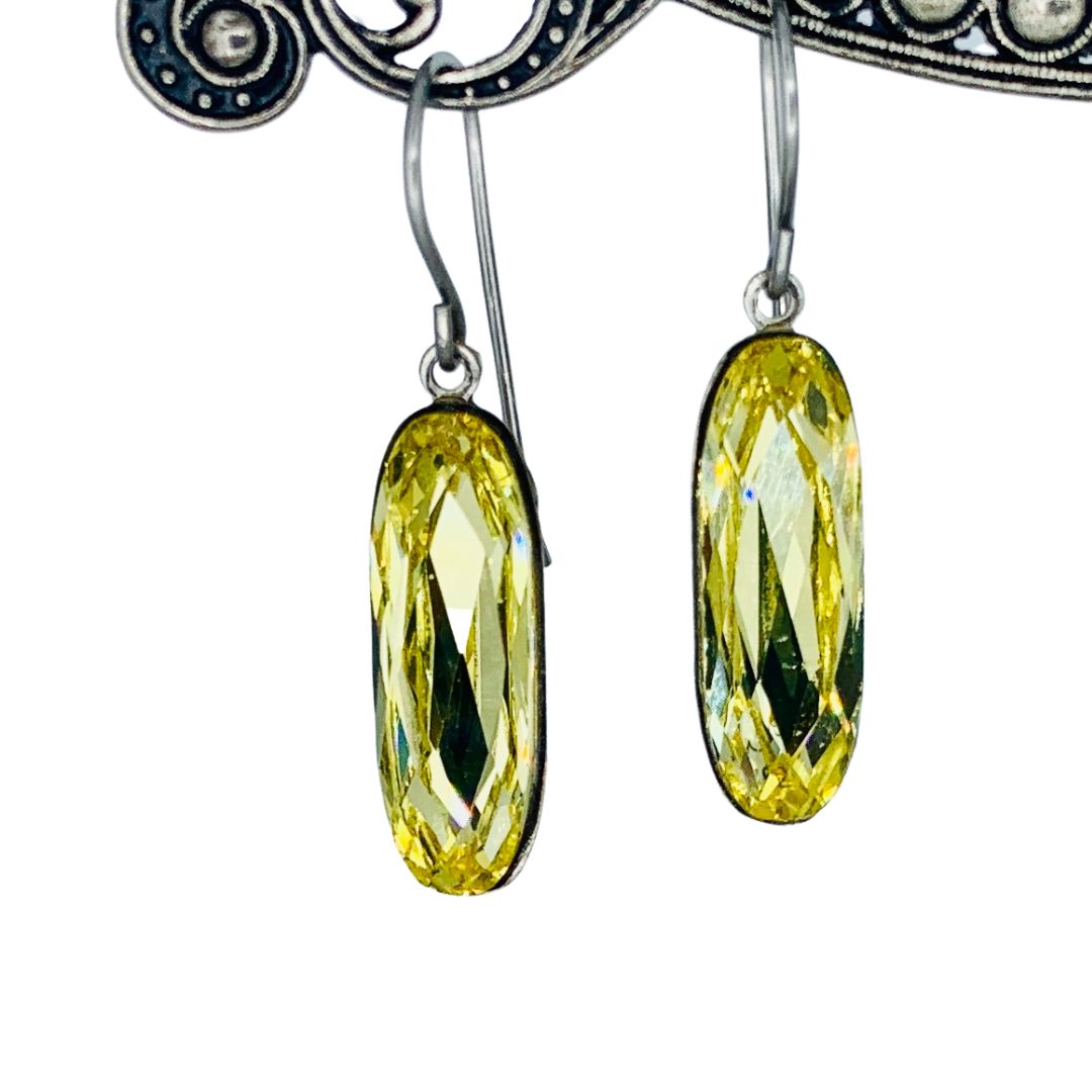 Firefly Large Oval Earring in Jonquil-Limited Edition