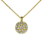 Mariana Guardian Angel Necklace Ivory on Gold