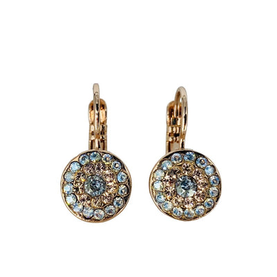 Mariana Small Earrings Neutrals on Rose Gold