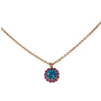 Mariana Flower Pendant on Rose Gold