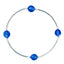 Birthstone Blessing Bracelet for September on Sterling Silver