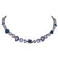 Mariana Blossom Necklace Lavender/Purples on Rhodium