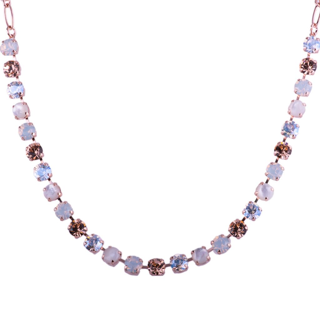 Mariana Plain Necklace Dancing in the Moonlight on Rose Gold